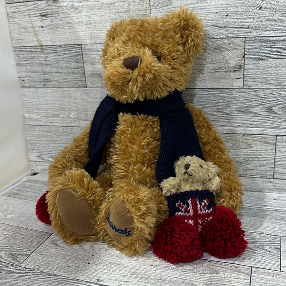 Harrods British teddy bear - Picture 3 of 6
